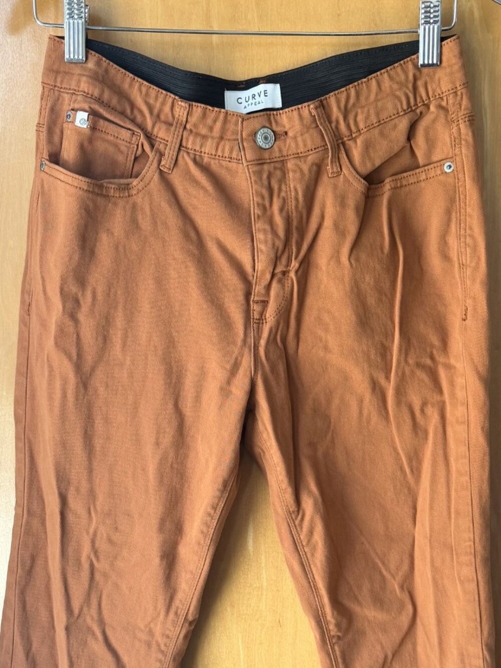 Curve Appeal Rust/Terracotta Skinny Jeans | Women's Size 6/28 | Never Worn